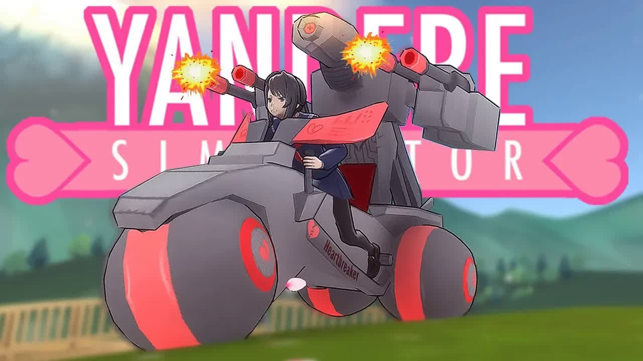 Yan Chan Can Now DRIVE A ROBOT CAR In Yandere Simulator